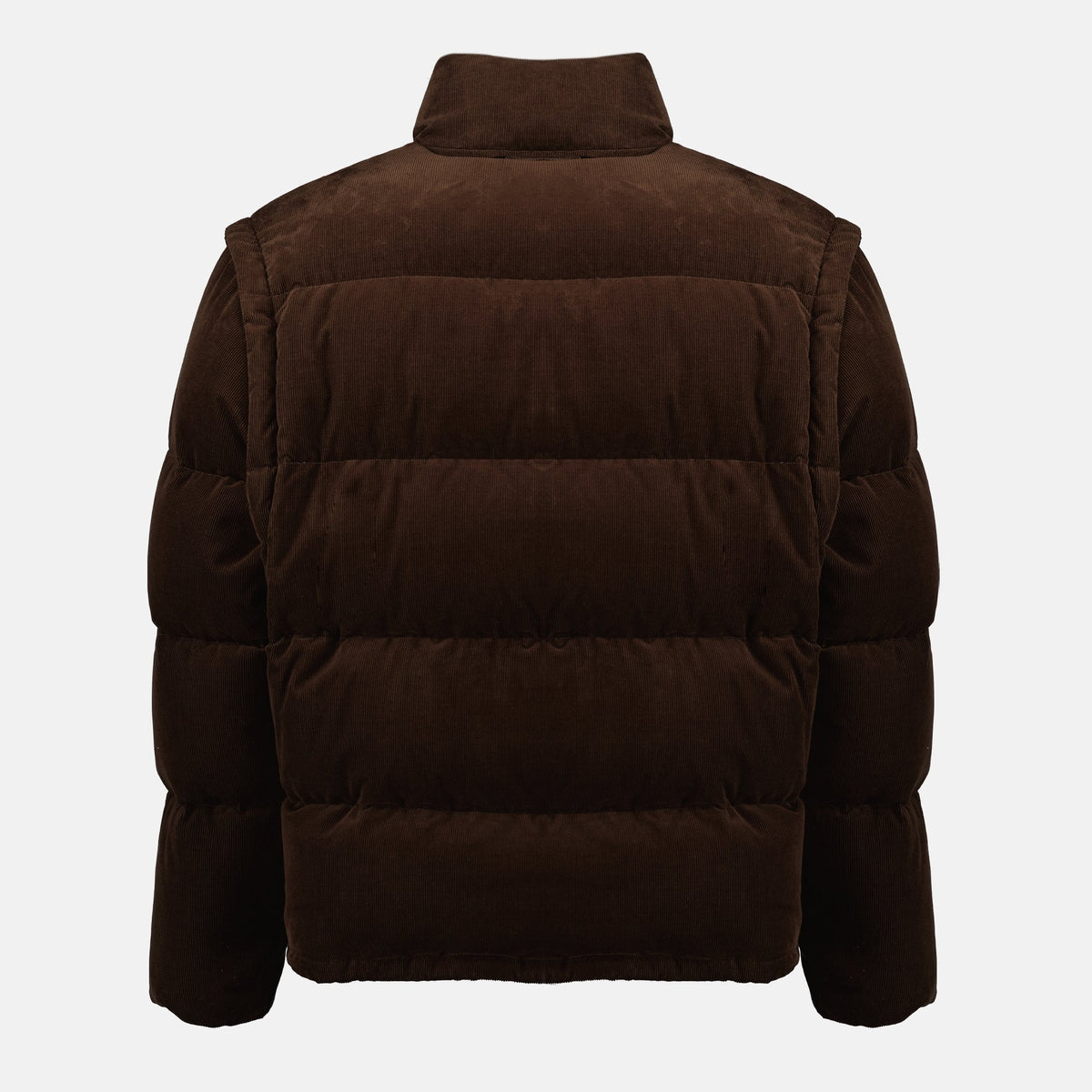 Brown Corduroy Puffer Jacket