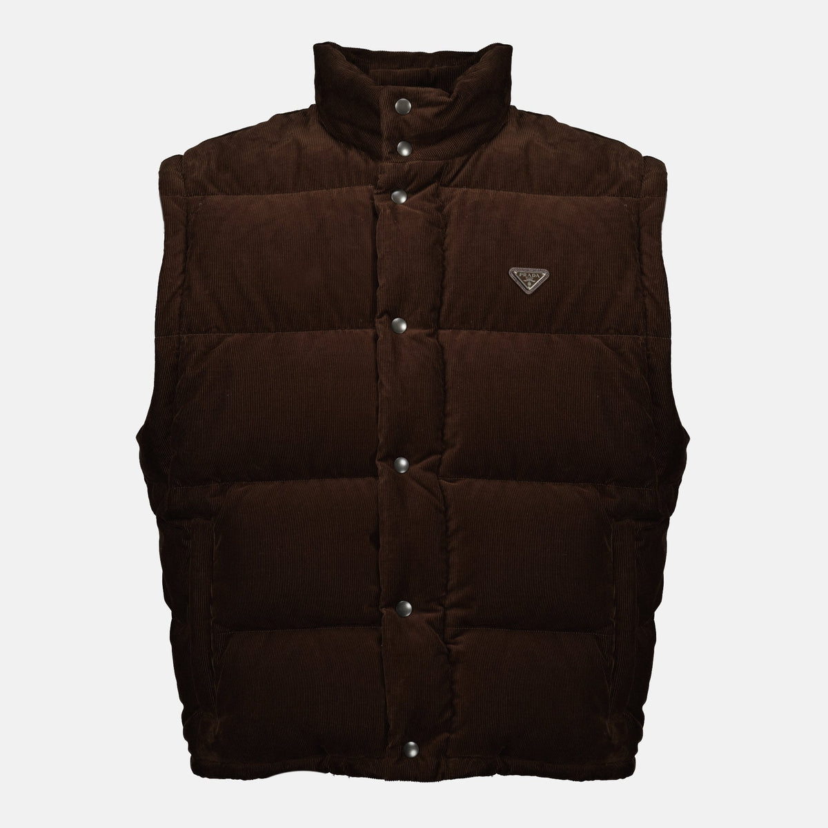 Brown Corduroy Puffer Jacket