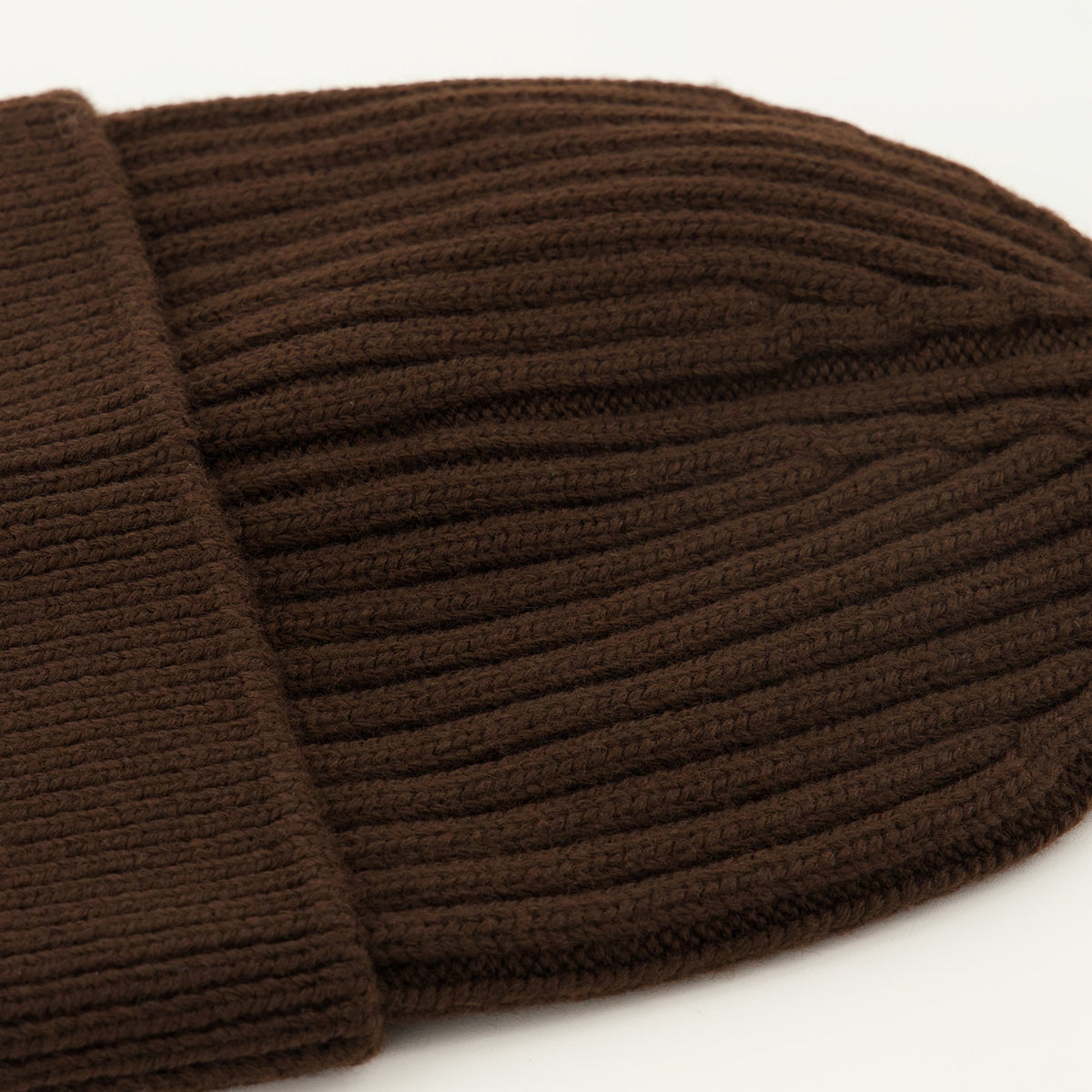 Brown Wool Beanie