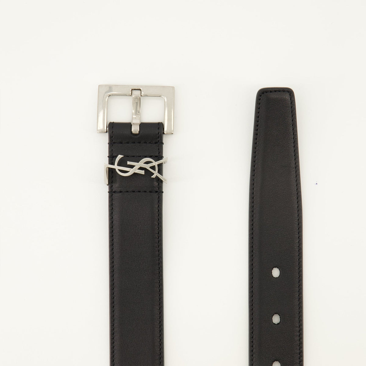 Cassandre Black Leather Belt