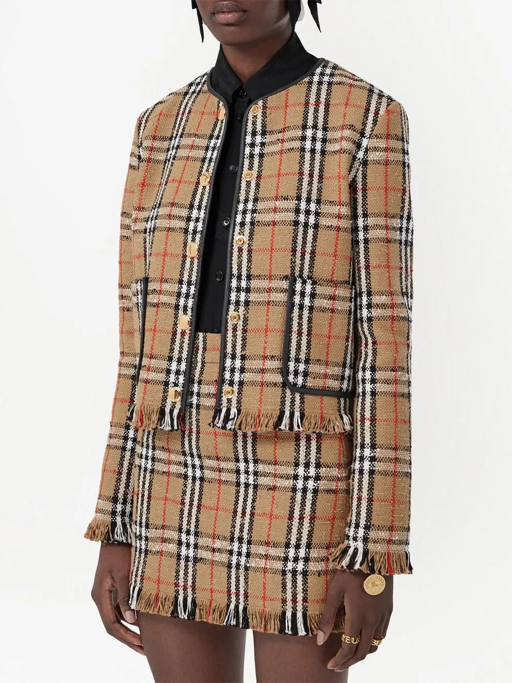 Checked Upney Cardigan