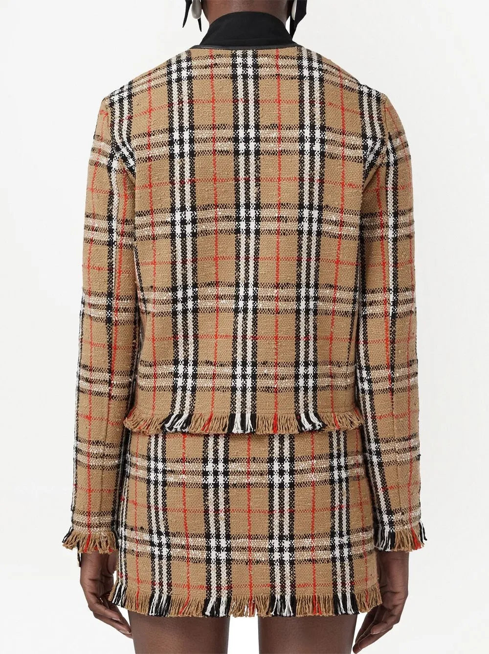 Checked Upney Cardigan