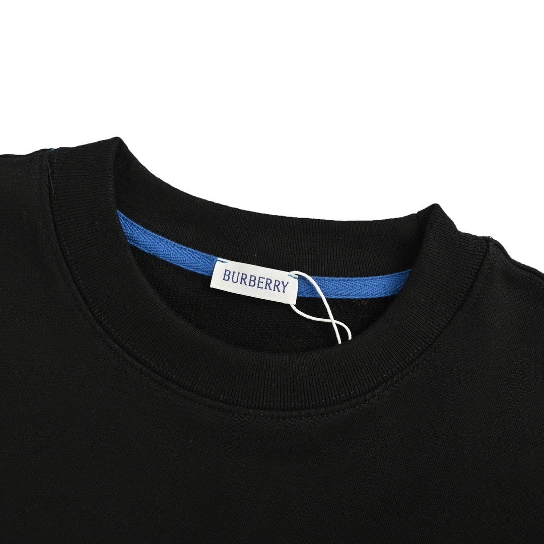 Embroidered Horse Logo Crew Neck Sweatshirt