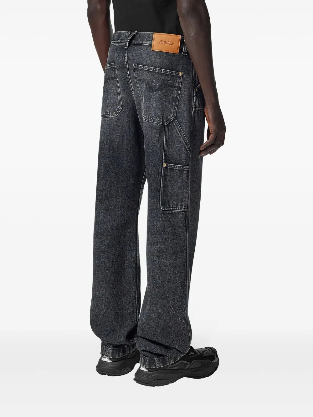 Gray Cargo Jeans