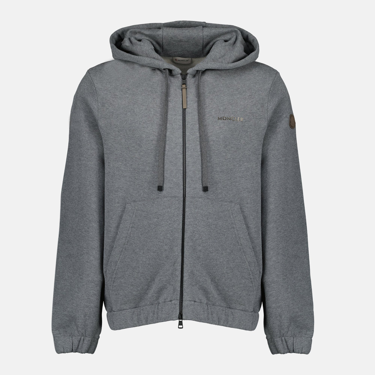 Gray Zipped Sweatshirt