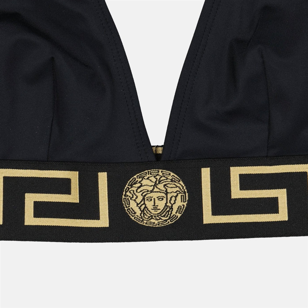 Greca Border Bikini Top