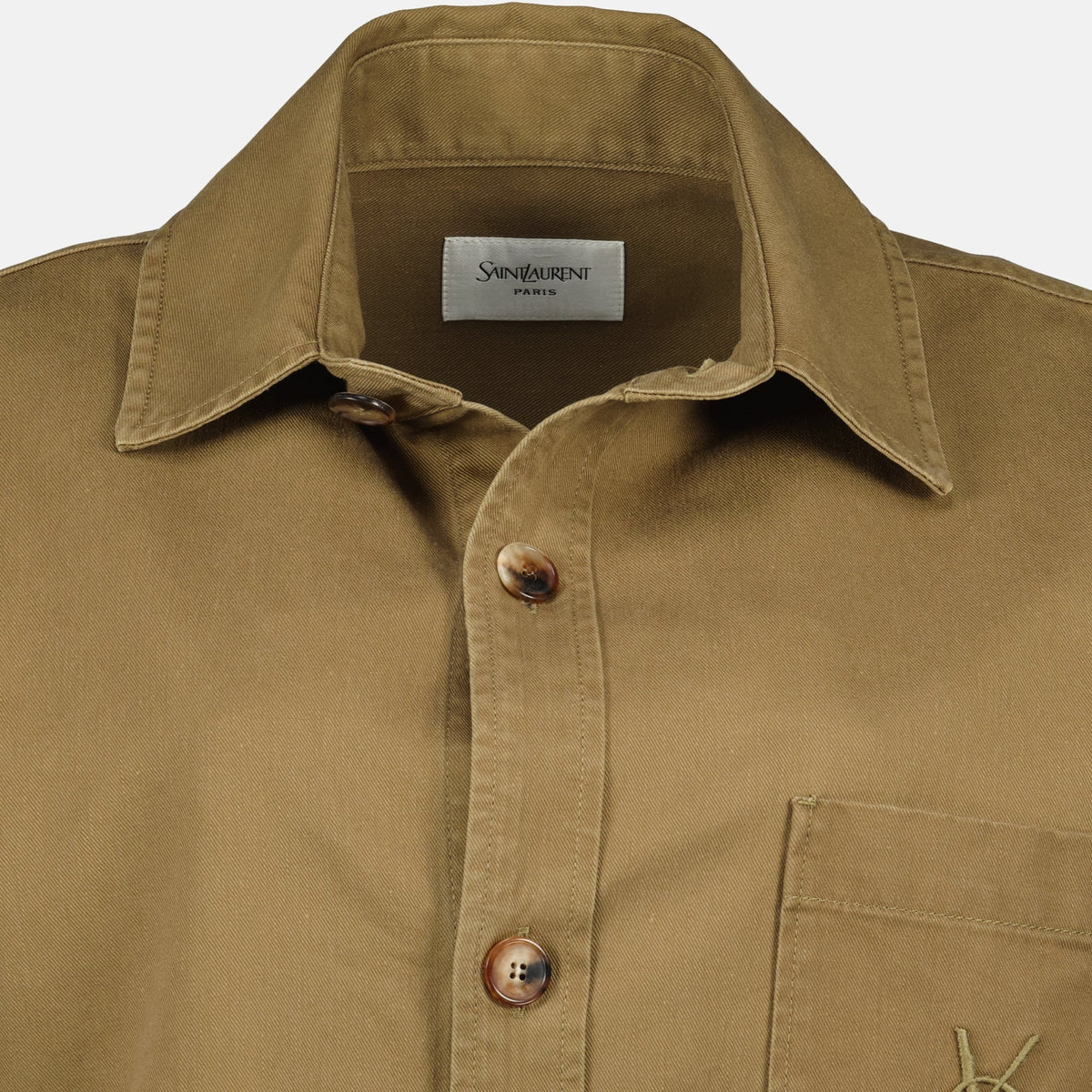 Khaki Gabardine Shirt