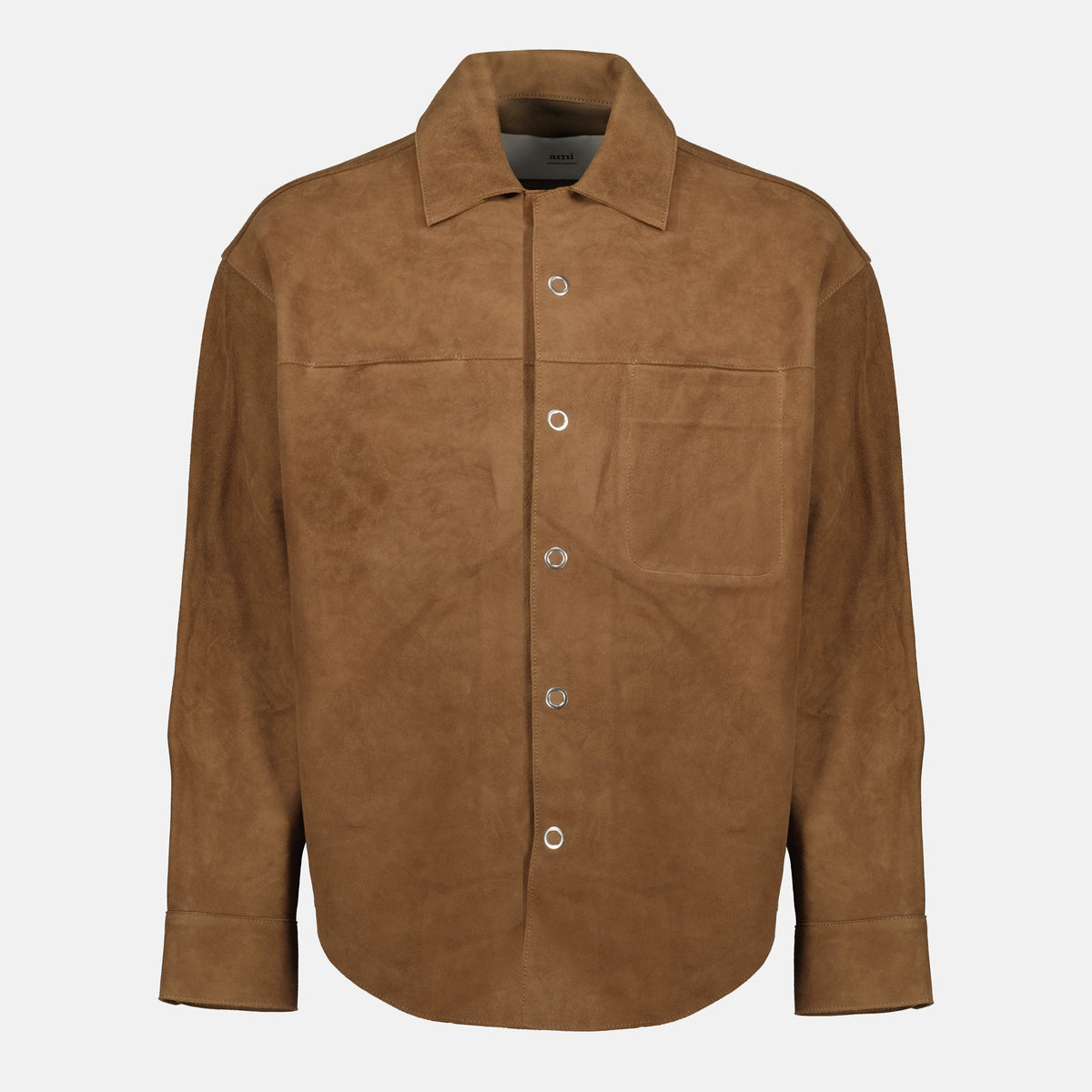 Leather Shirt Jacket