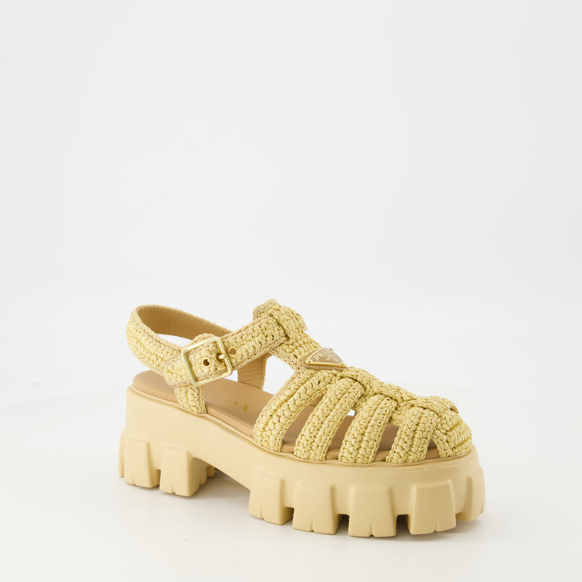 Monolith Raffia Sandals