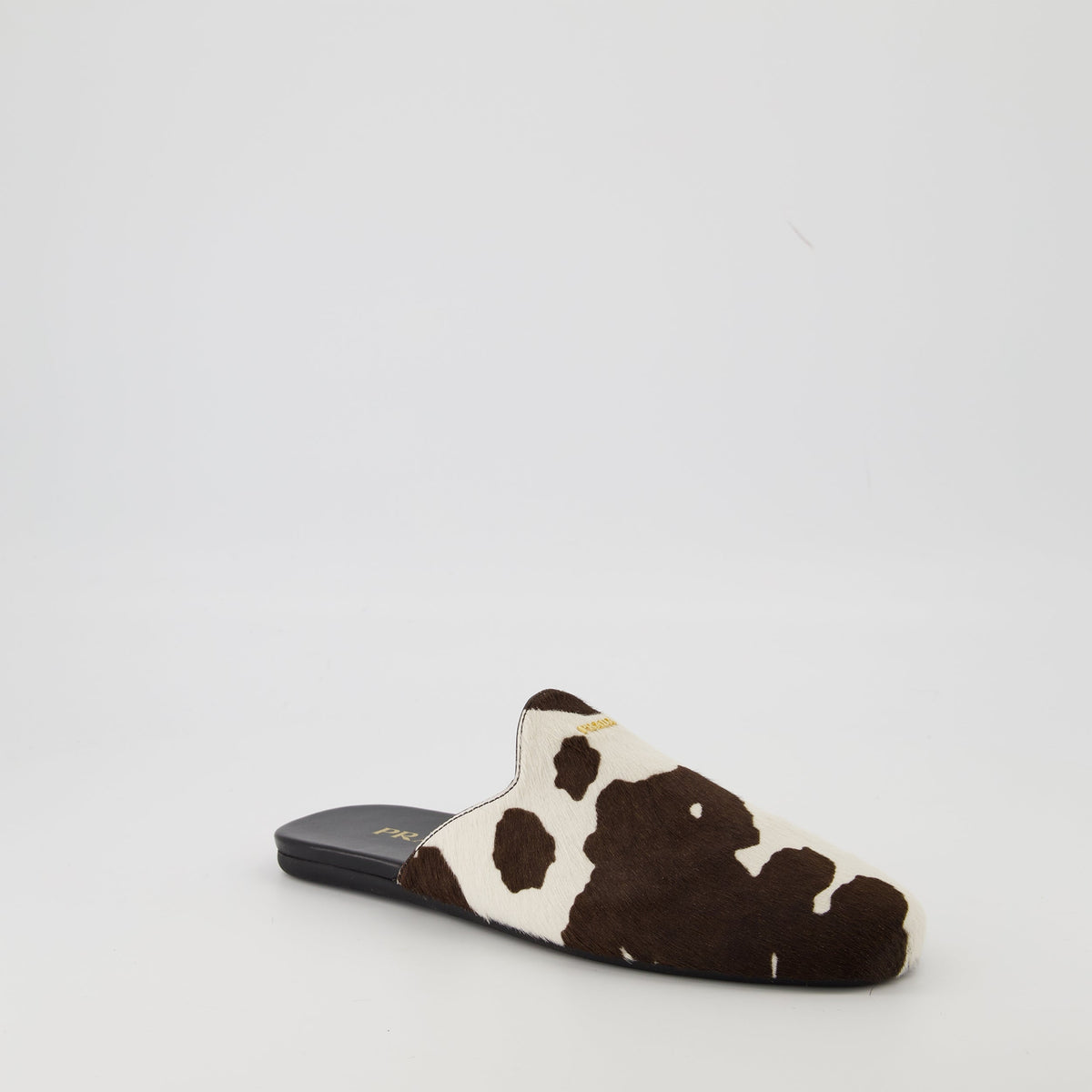 Printed Cow Mules