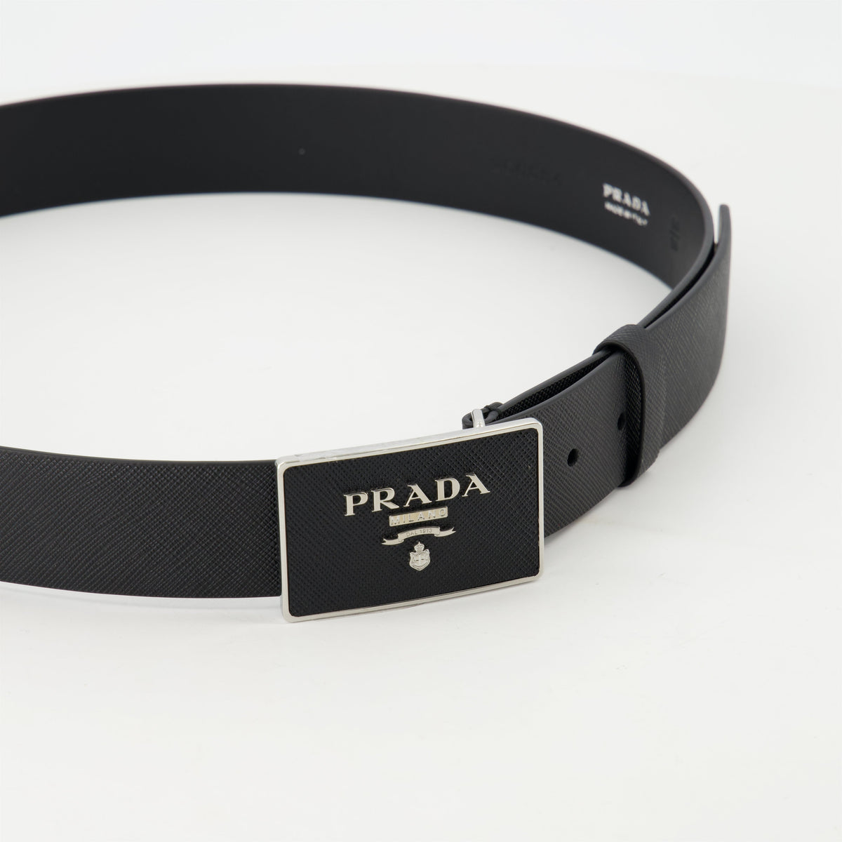 Saffiano Leather Belt