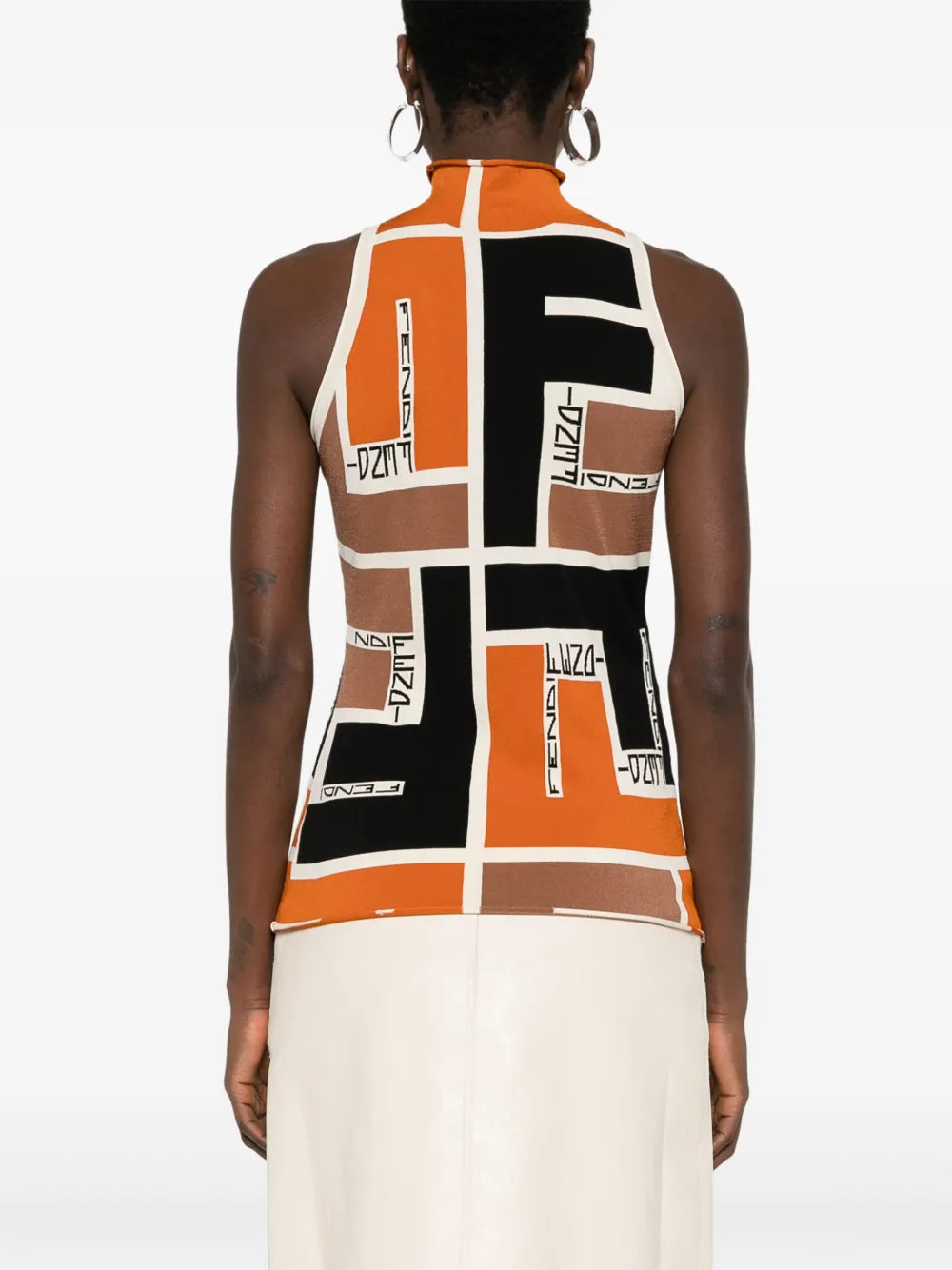 Sleeveless Top in Lycra®