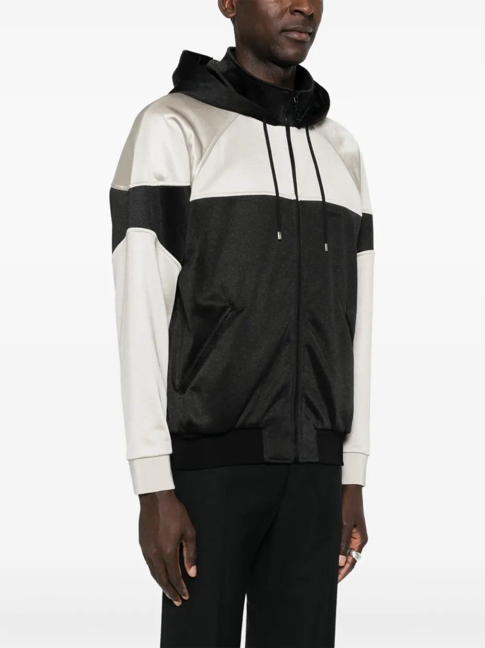 Two-tone Zip Sweatshirt