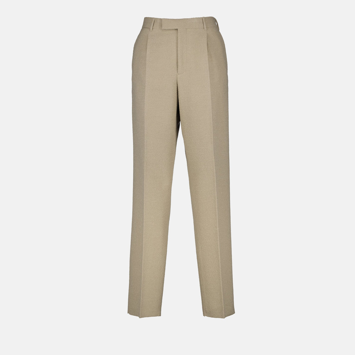 Wool Pleated Trousers