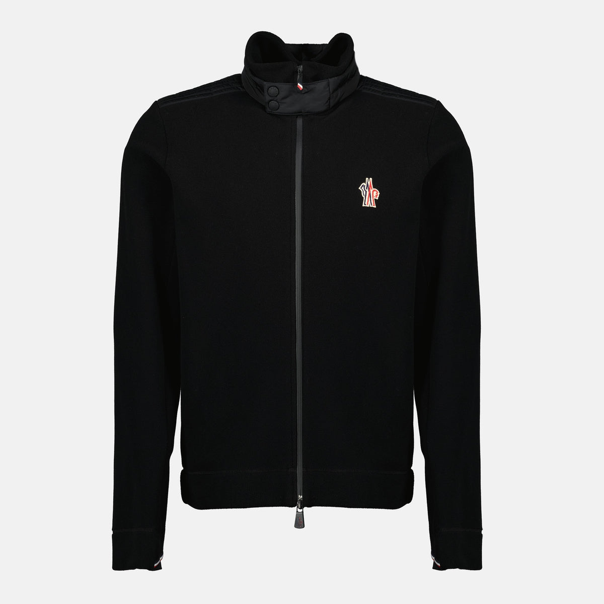 Black Fleece Zip-Up Sweatshirt