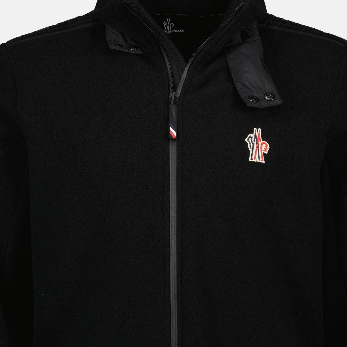 Black Fleece Zip-Up Sweatshirt