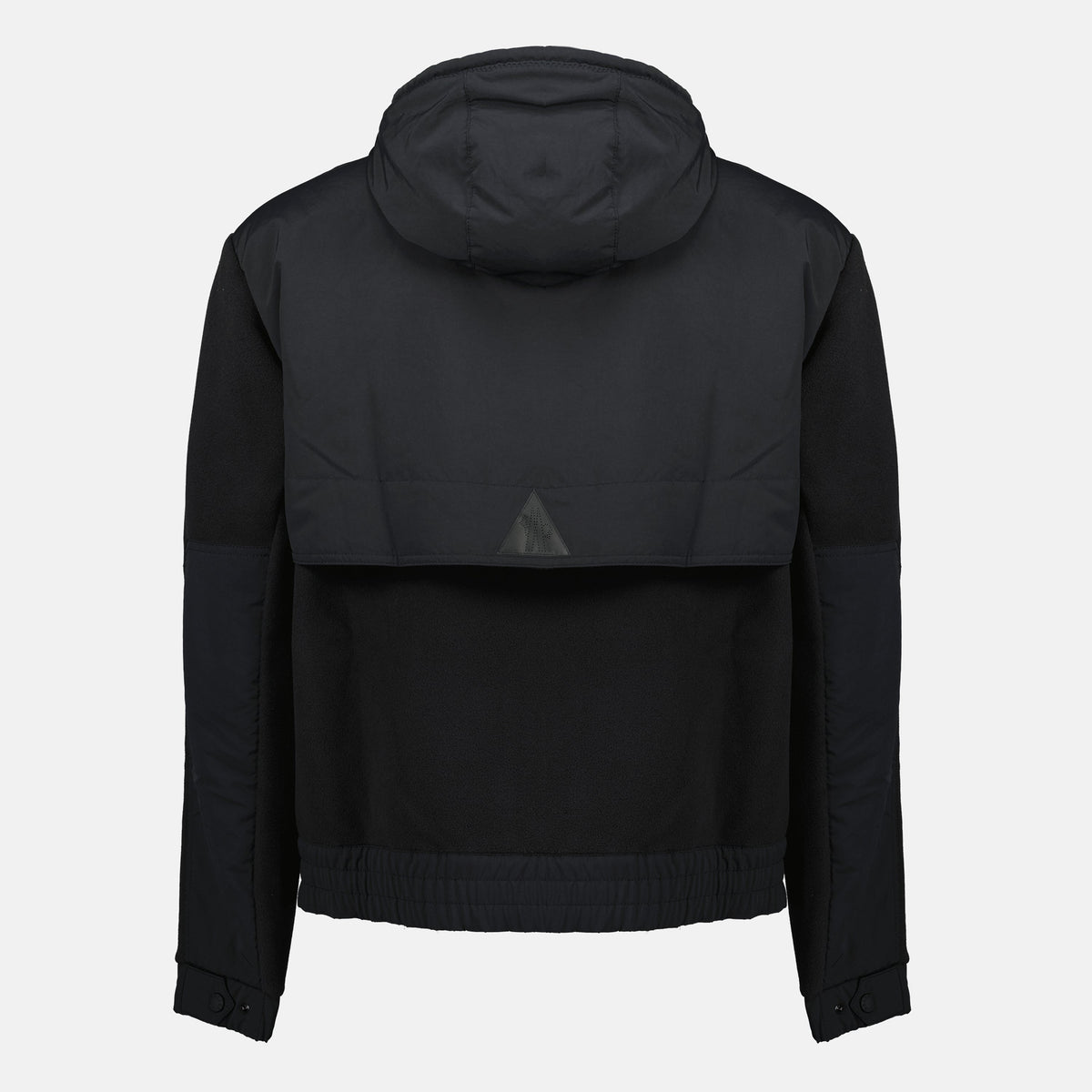 Black Polartec® Zip-Up Cardigan