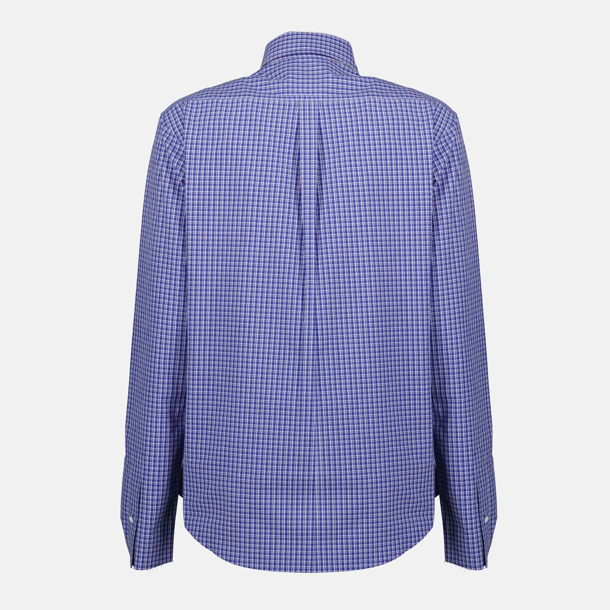 Dark Blue Checkered Shirt