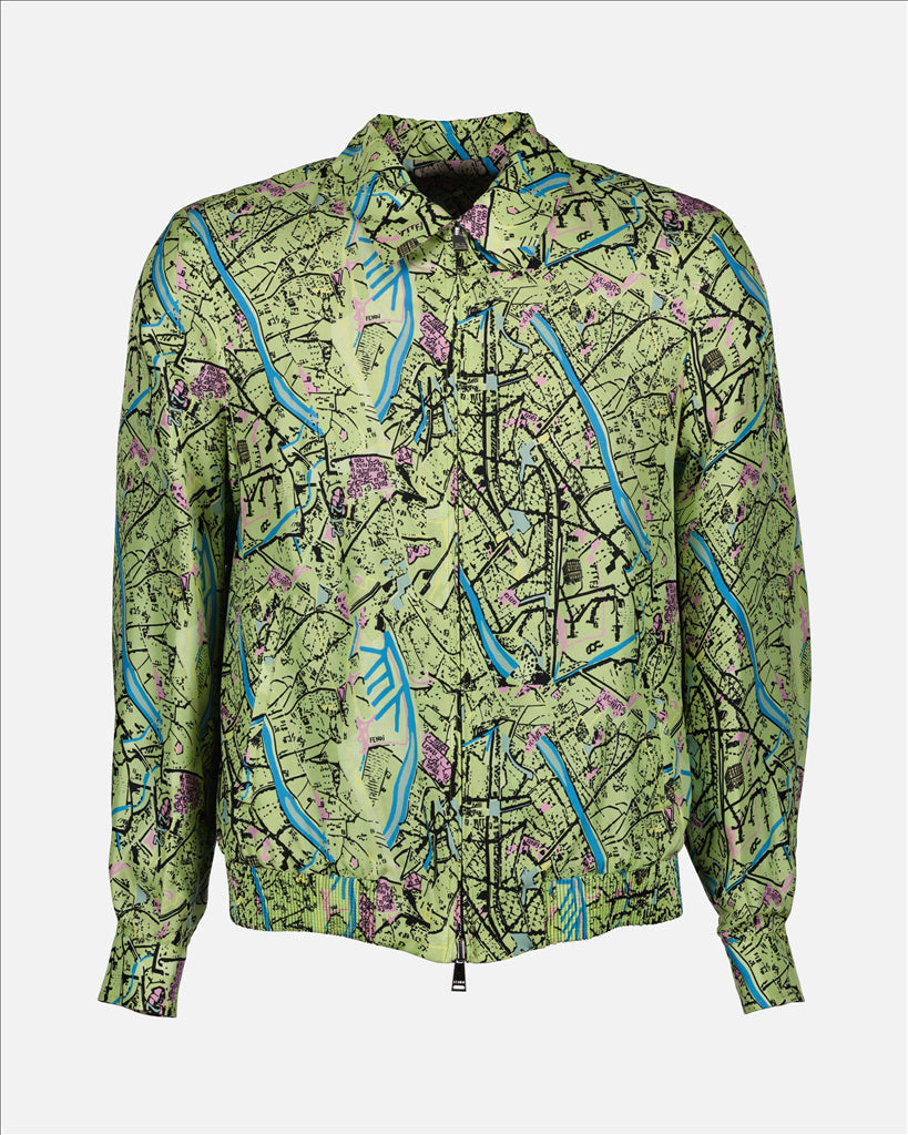 Fendi Map Jacket