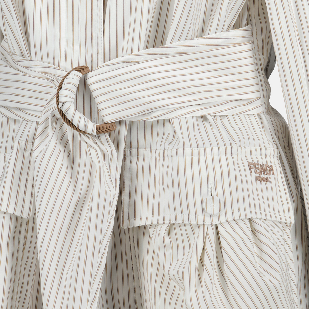Fitted Striped Jacket