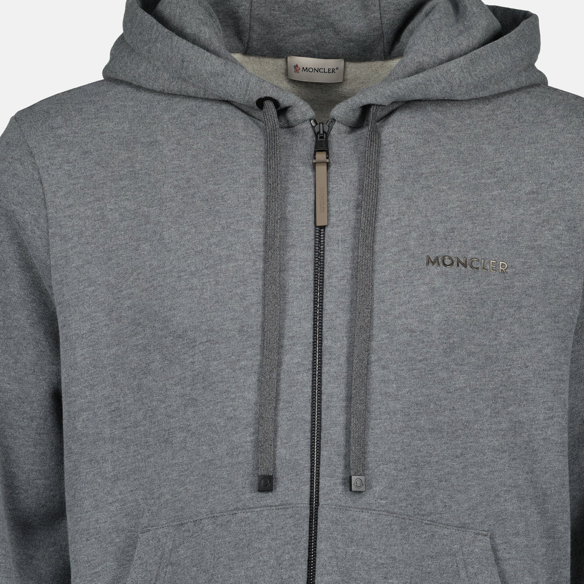 Gray Zipped Sweatshirt
