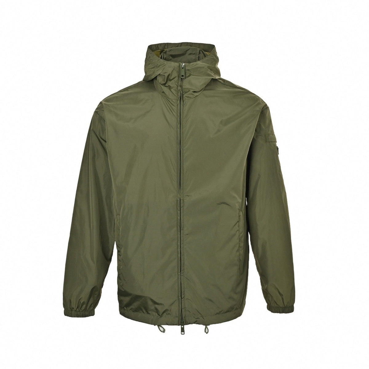 Lightweight Nylon Hooded Jacket