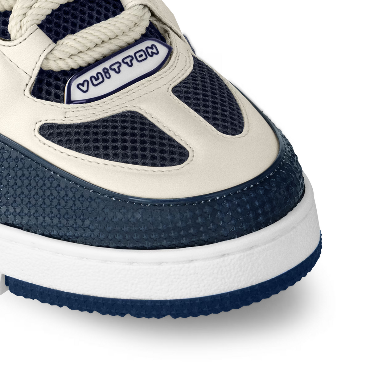 LV Skate Sneaker | Navy & Cream