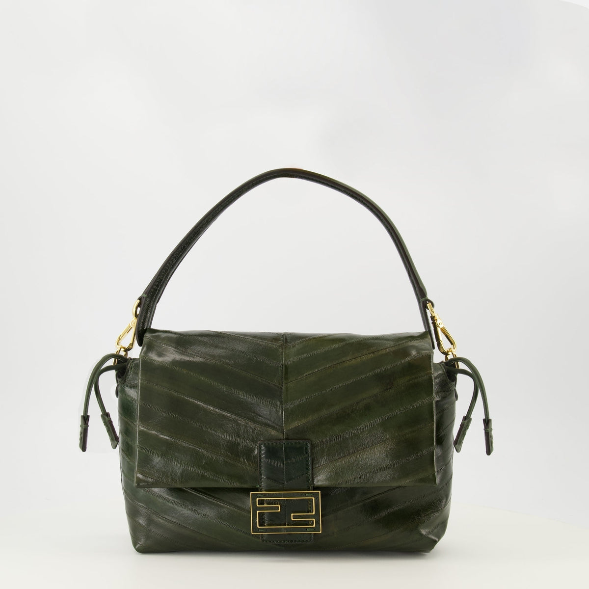 Mamma Baguette Medium Dark Green Bag