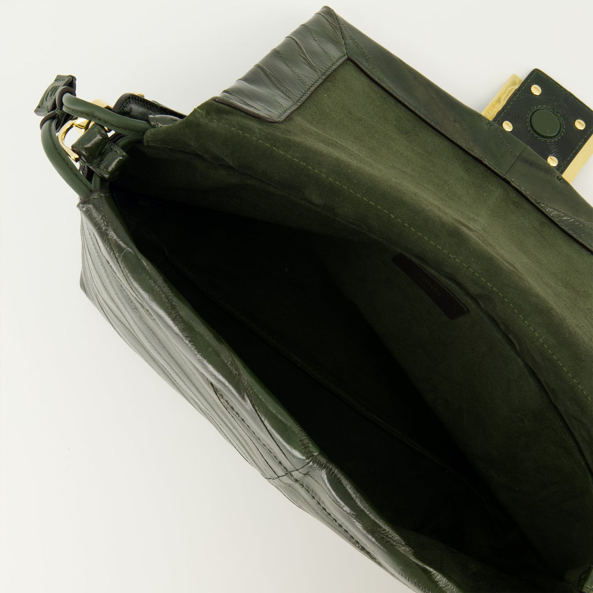 Mamma Baguette Medium Dark Green Bag