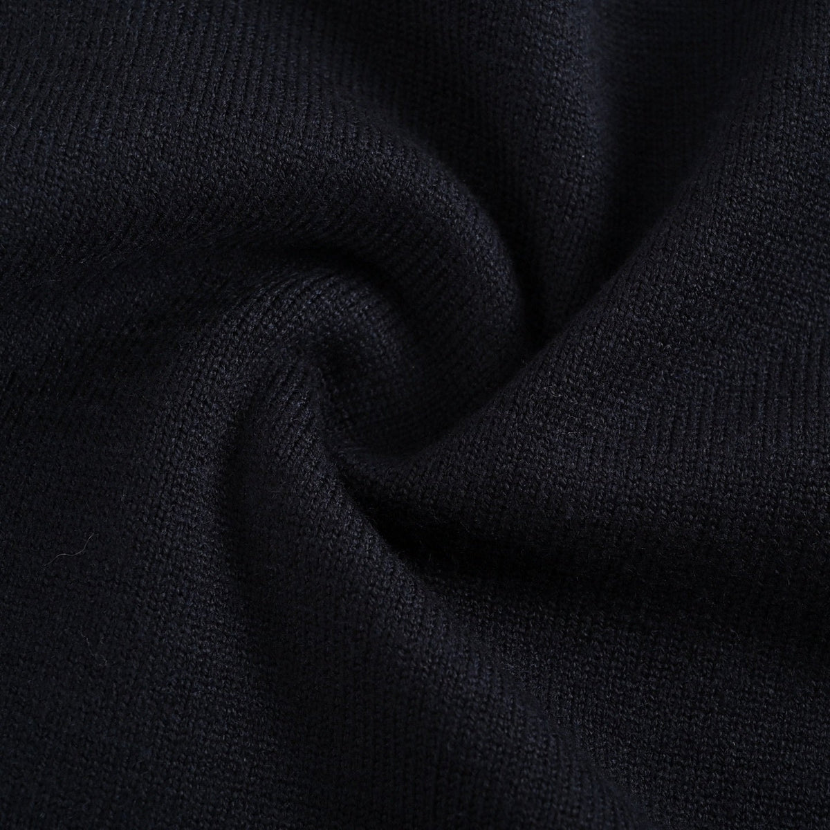 Oblique Sleeve Stripe Cotton Knit Crewneck