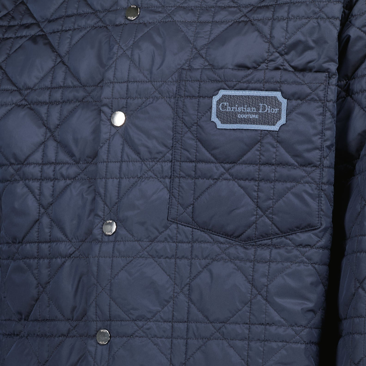 Quilted cannage overshirt