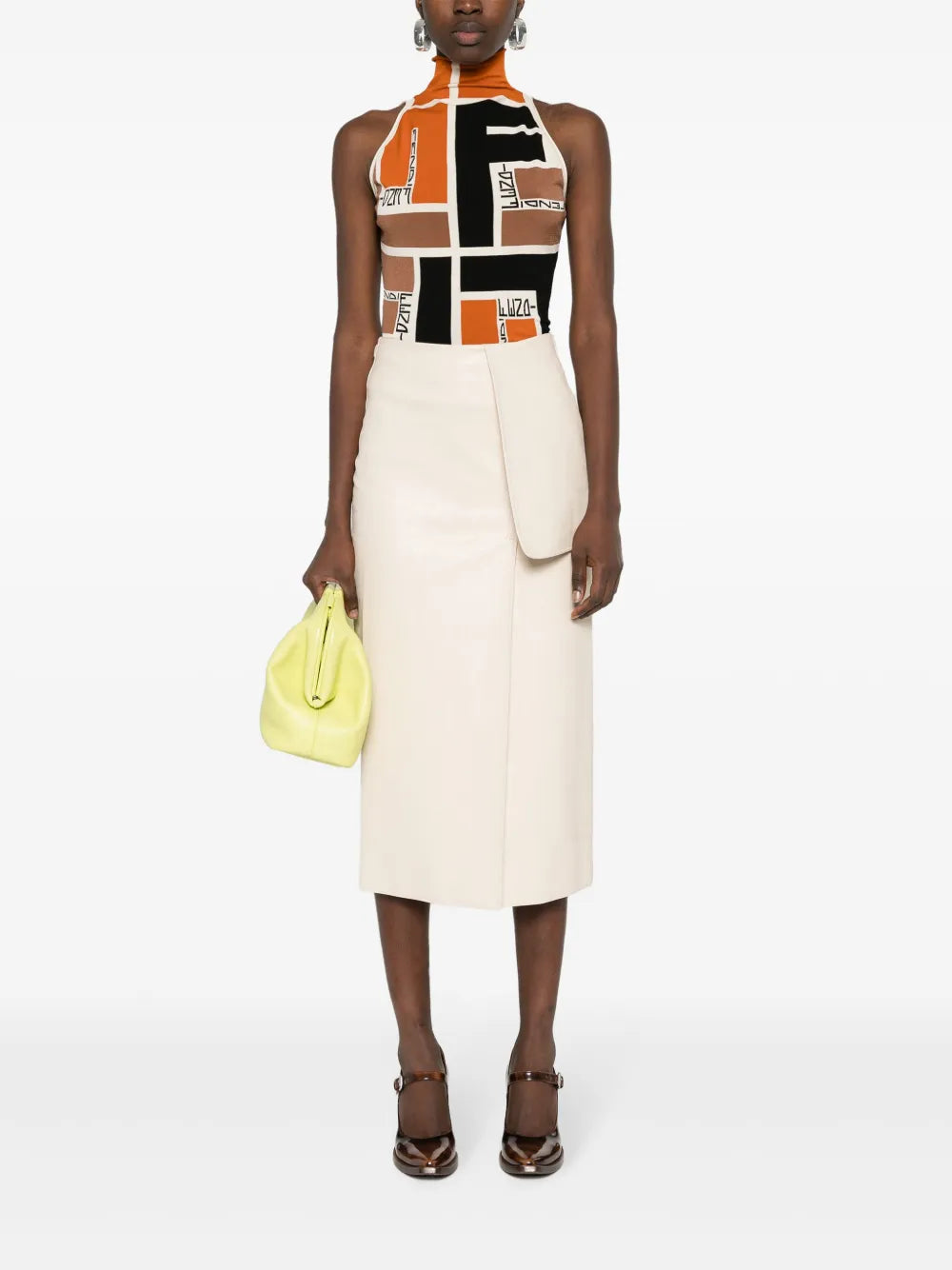 Sleeveless Top in Lycra®