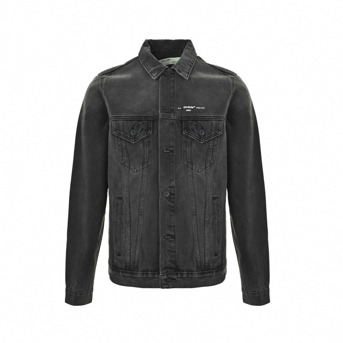 Tape Arrow Denim Jacket | Black
